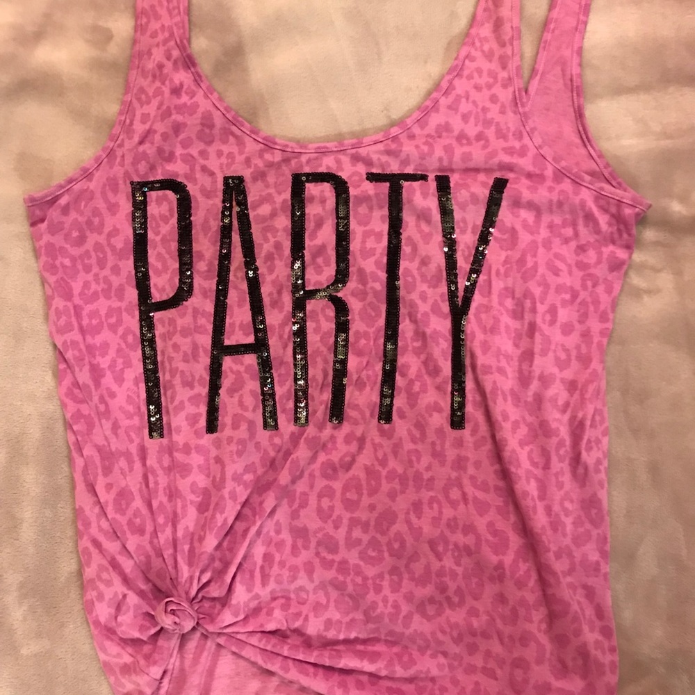 Pink crop t-shirt